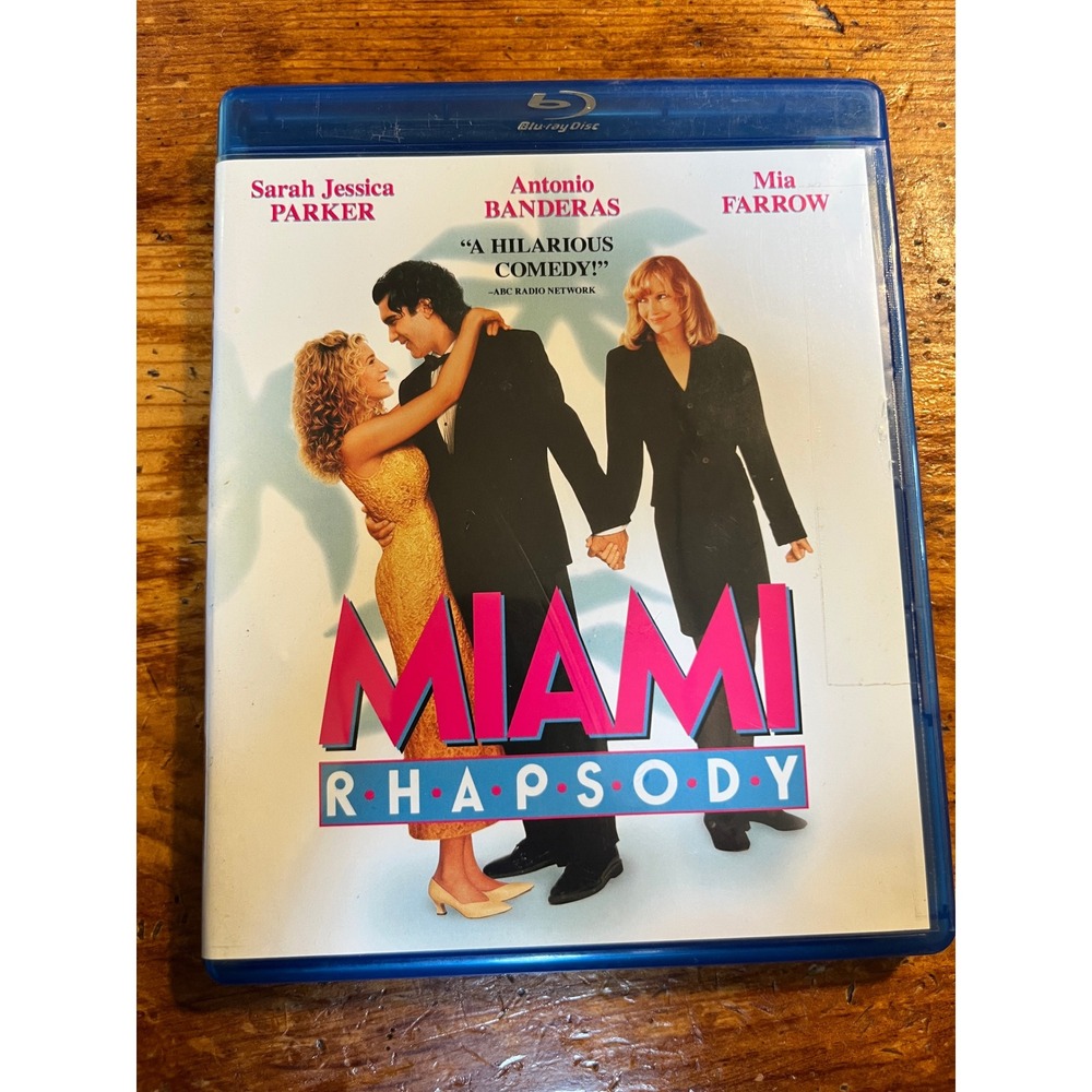 Miami Rhapsody Blu-ray Sarah Jessica Parker Antonio Banderas RomCom 1995 Movie